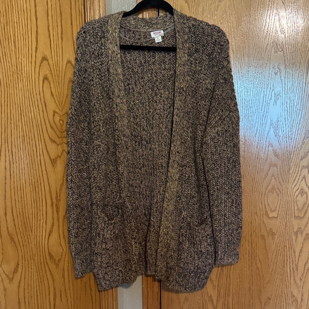 Mossimo Supply Co. Multi color/brown tones. Knit Cardigan